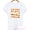 Vintage Sheet Music Notes Musical Score Musician T Shirt