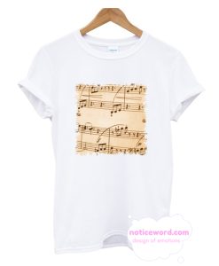 Vintage Sheet Music Notes Musical Score Musician T Shirt