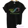 guitarist musical note T shirt