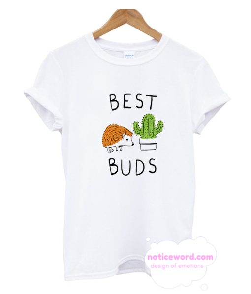 Best Buds Hedgehog Cactus T-Shirt