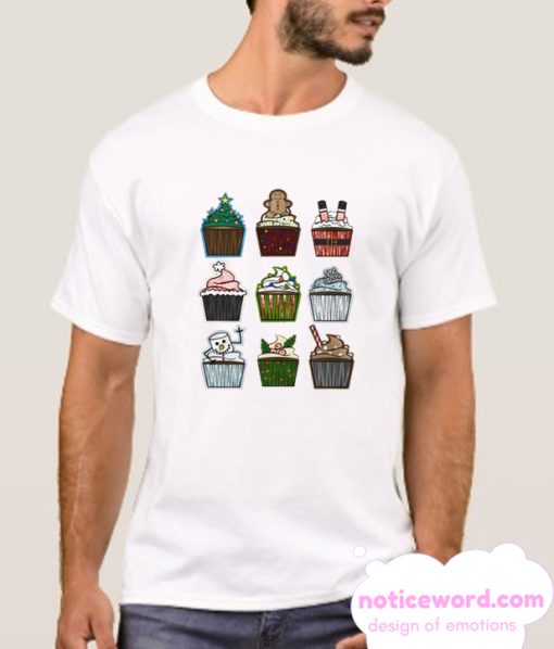 Christmas Cupcakes smooth T Shirt