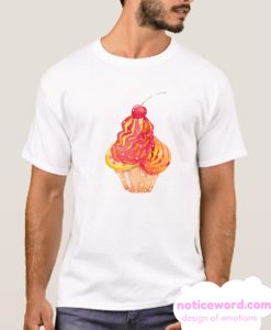 Cupcake Cherry And Cream smooth T Shirt