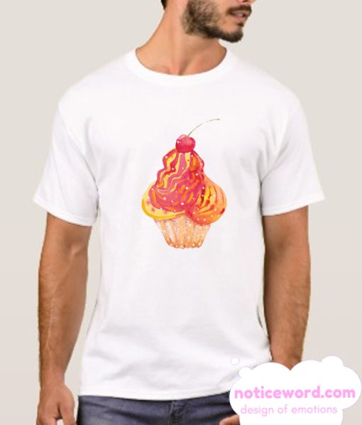 Cupcake Cherry And Cream smooth T Shirt