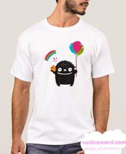 Cute Black Monster And Cupcake smooth T Shirt