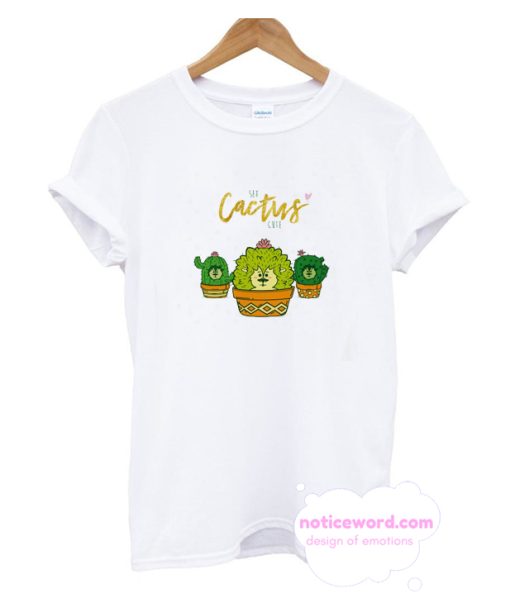 Cute Green Cactus T Shirt