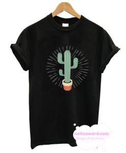 Cute Mexican Cactus Plant In Pot T Shirt