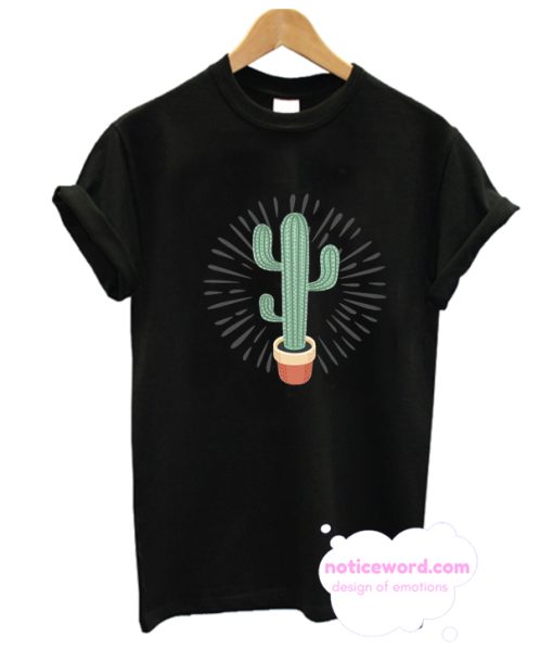 Cute Mexican Cactus Plant In Pot T Shirt