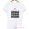 FITTER HAPPIER WHITE T-SHIRT Radiohead T Shirt