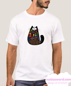 Fat Black Cat smooth T Shirt