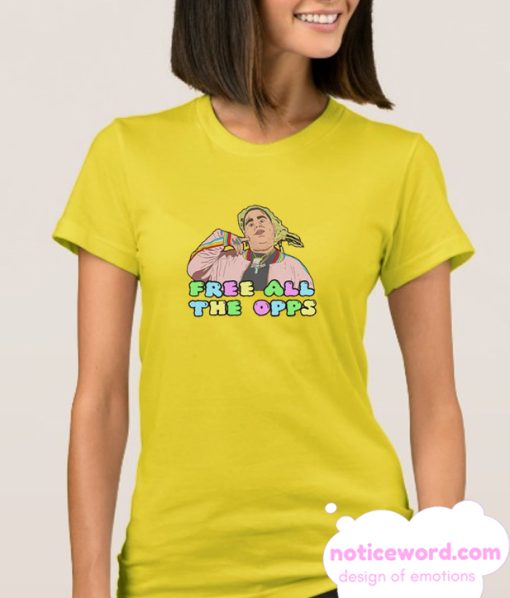 Free All The Opps Fat Nick smooth T Shirt