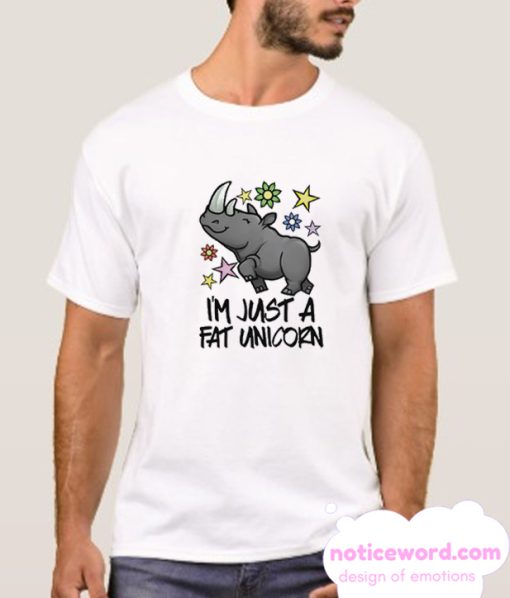 Funny Fat Unicorn smooth T Shirt