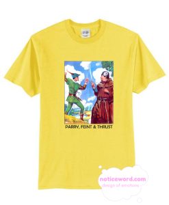 Parry, Feint and Thrust Vintage Art Friar Tuck & Robin Hood T Shirt