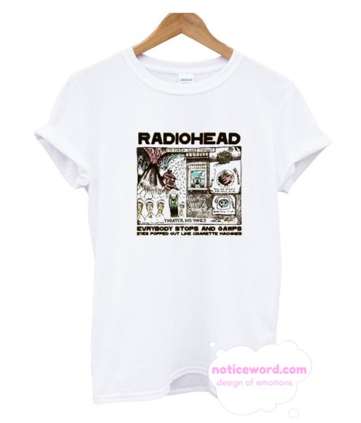 Radiohead Colored In Drawing T Shirt