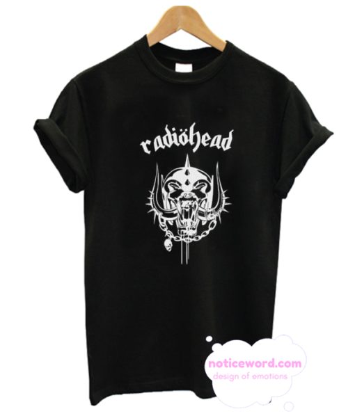 Radiohead Inspired by Motorhead Logo T Shirt