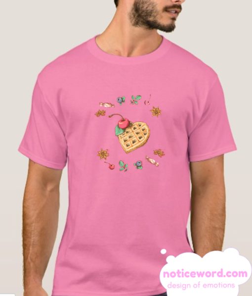 Sweet Cupcake With Cherry smooth T Shirt