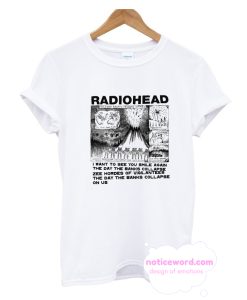 Volcano Erupts Radiohead Band T Shirt