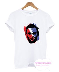 abraham lincoln colorful tshirt