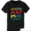 100 Days Of School Level Achieved Video Gaming Smarter smooth T Shirt