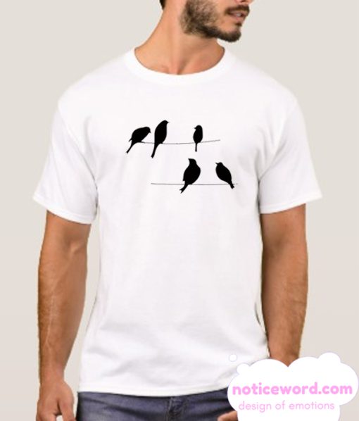 Birds on a wire smooth T Shirt