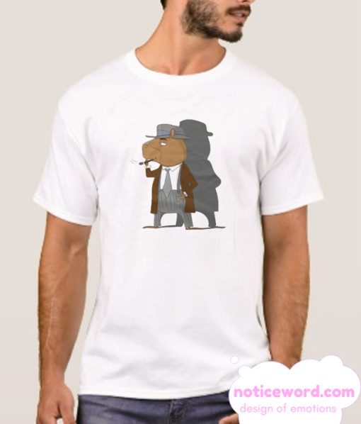 Capybara Detective T Shirt