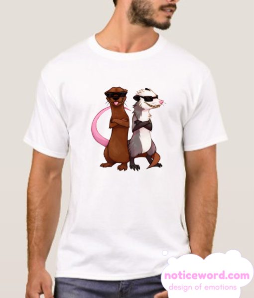 Cool Otter and Possum T Shirt