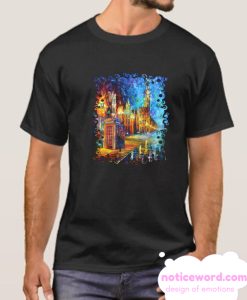 Detective and Big ben starry the night T Shirt