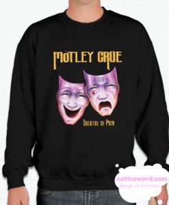 Motley Crue Theatre of Pain Band Logo smooth Sweatshirt