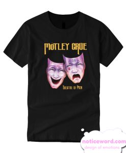 Motley Crue Theatre of Pain Band Logo smooth T Shirt