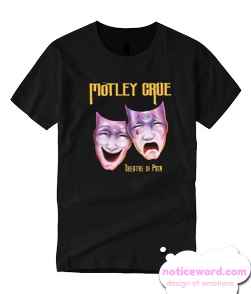 Motley Crue Theatre of Pain Band Logo smooth T Shirt