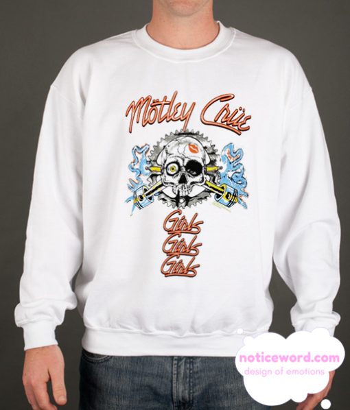 Motley Crue Vintage Sparkplug GGG smooth Sweatshirt