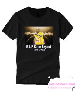 RIP Black Mamba Kobe Bryant 1978 2020 smooth T-Shirt