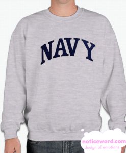 Scandal Fit NAVY Grey smooth Sweatshirt