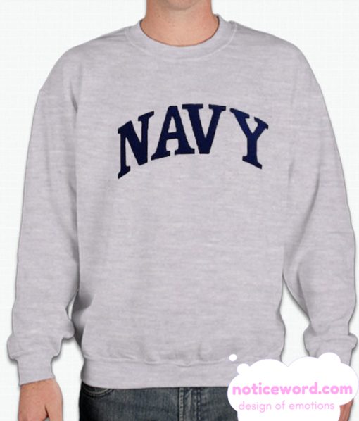 Scandal Fit NAVY Grey smooth Sweatshirt