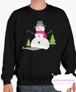 Baseball Snowman smooth Sweatshirt