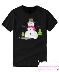Baseball Snowman smooth T Shirt