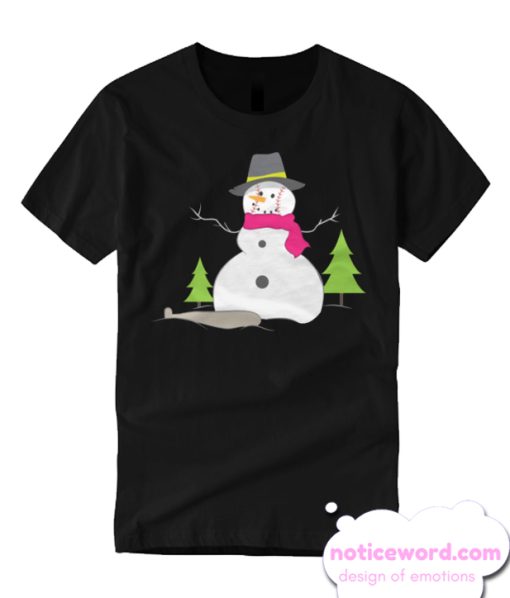 Baseball Snowman smooth T Shirt