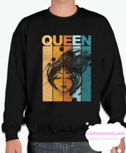 Queen Women Black Queen Vintage Retro smooth Sweatshirt