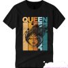 Queen Women Black Queen Vintage Retro smooth T Shirt