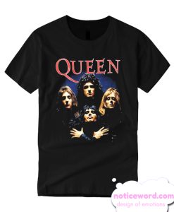 Rock Band Queen Black smooth T Shirt