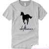 Rock Letter DEFTONES Horse smooth T Shirt