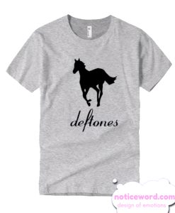 Rock Letter DEFTONES Horse smooth T Shirt