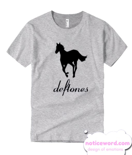 Rock Letter DEFTONES Horse smooth T Shirt