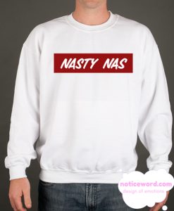 nasty nas White Sweatshirt