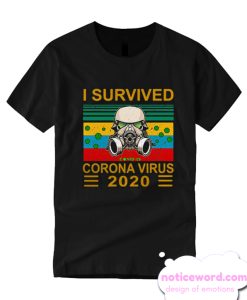 I survived Corona Virus 2020 Covid 19 sunset T shirt