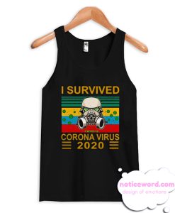 I survived Corona Virus 2020 Covid 19 sunset Tank Top