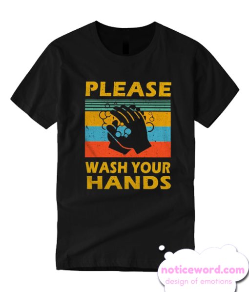 Please wash your hands vintage smooth T shirt