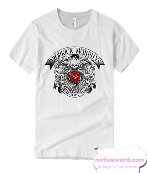 dropkick murphys white smooth t shirt