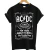 ACDC 1981 For Those About To Rock DH T Shirt