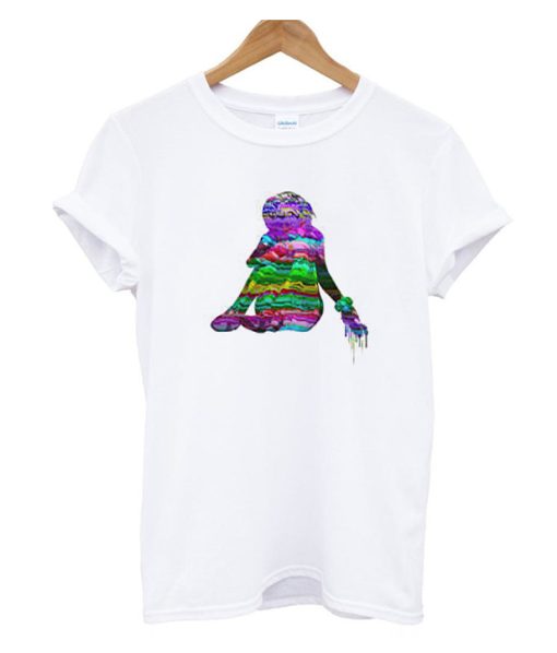 Aesthetic Glitch Anime Girl DH T shirt