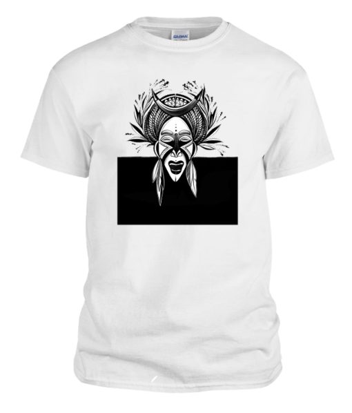 African Mask Casual DH T shirt